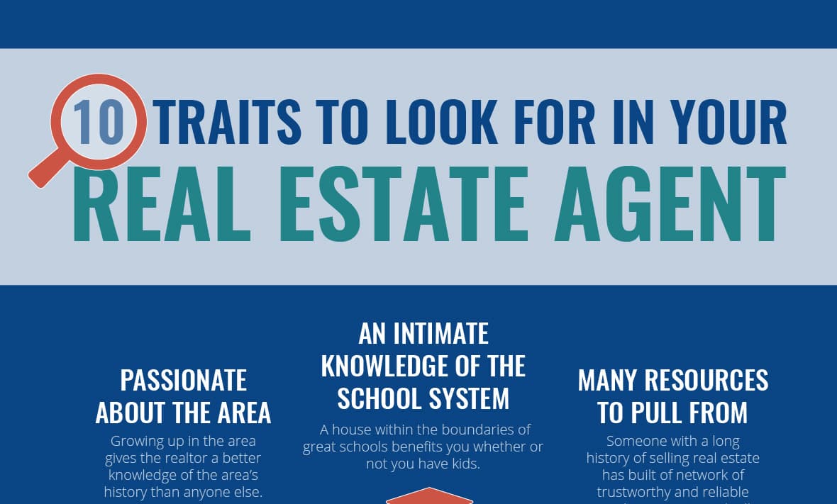 Infographic: 10 Traits to Look for in Your Real Estate Agent